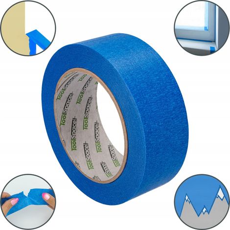 Nastro di carta 38 mm/50 m blu (1/5)