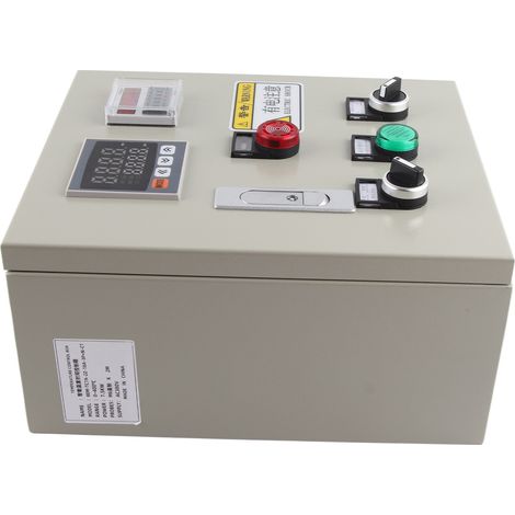 Boîte de régulation de température PID 0-400°C avec thermocouple, contrôleur thermostat 380VAC 7.5KW, armoire de commande chauffage industriel précise (1/5)