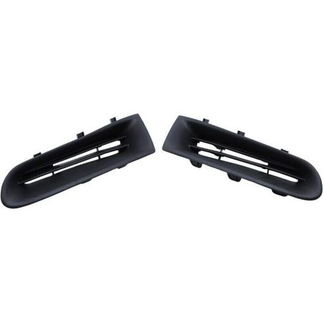 Grille de pare-chocs avant gauche et droite pour Renault Clio MK3 2005-2009 7701208684 - ABS noir (gauche)