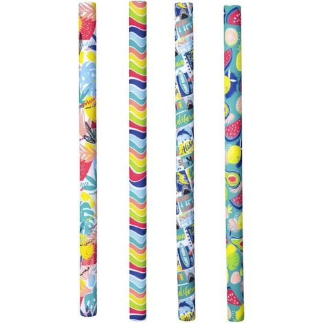 Frites de piscine en mousse 112 cm – Flottabilité durable – Housse en maille élasthanne – Pour aquagym et natation
