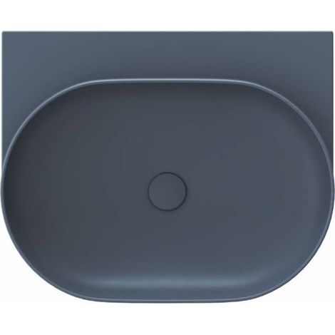 Ravak Yard - Waschbecken 61x50 cm, ohne Überlauf, ohne Armaturenloch, Deepsea Blue XJX07060000 (1/5)