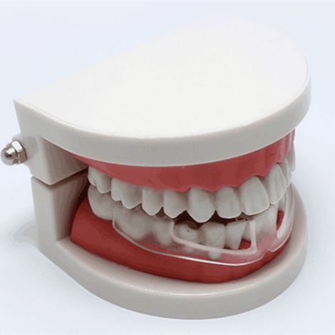 Lot de 2 bagues anti-molaires ajustables avec protection nocturne pour les dents (1/5)