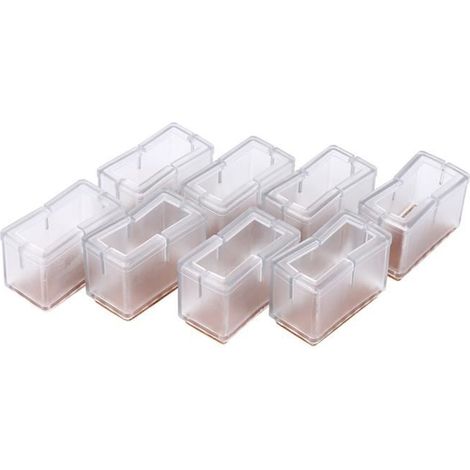 Zerone protège-pieds de chaise Capuchon de jambes, couvre-jambes, protège-jambes de capuchon de pieds, pour bricolage meuble (1/4)