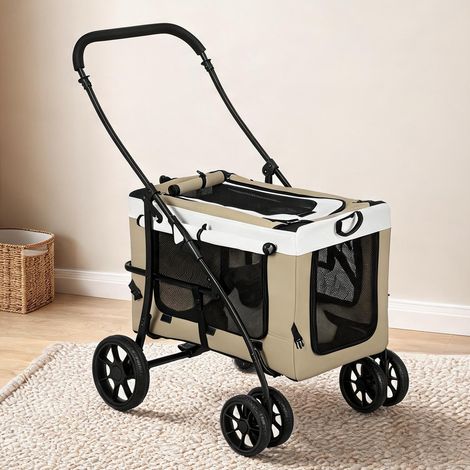 Caisse de transport pour animaux khaki 81 x 58 x 97,5 cm (1/5)