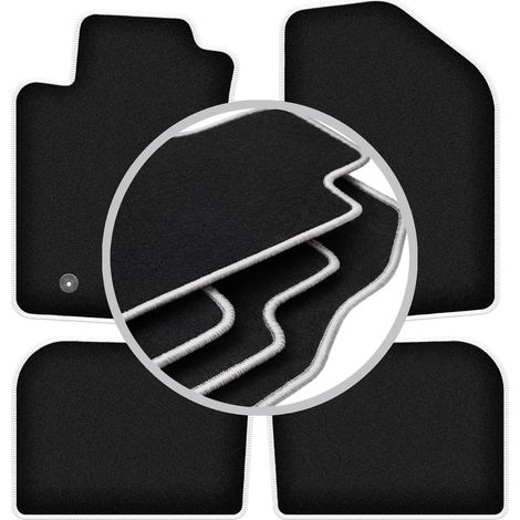 Tapis de sol Carlux argentés pour : Toyota Avensis II T25 break, berline à hayon (2003-2009) (1/5)