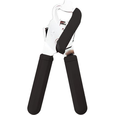 Ouvre-Boîte - Décapsuleur - Acier Inoxydable - Poignées Ergonomiques - Pour Boîtes de Conserve et Bouteilles - 1 Pièce (1/5)