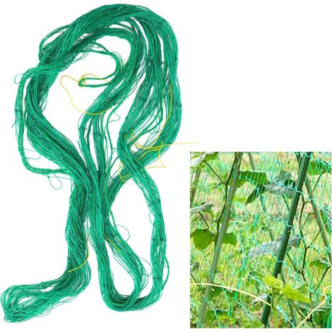 Filet de treillis en plastique résistant pour plantes grimpantes, idéal pour le jardin et les fleurs grimpantes en extérieur. (1/5)