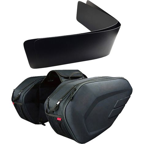 Sacoche de moto, sac latéral de Cycle, organisateur de rangement arrière universel 36-58L avec couvercle étanche (1/5)