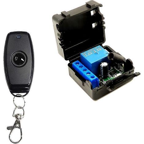 Rf 433 Mhz Wireless Switch Empfänger Einzelrelais Empfängermodul Dc 12 V mit 1 Fernbedienung Ein-Aus-Übertragung (1/5)