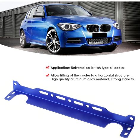 Kit de support de montage universel pour refroidisseur d'huile moteur britannique 34 cm (bleu) (1/4)
