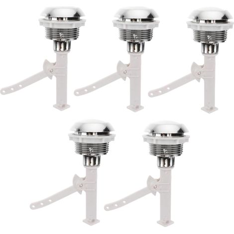 5pièces Bouton Chasse Eau Pour Toilettes (1/5)