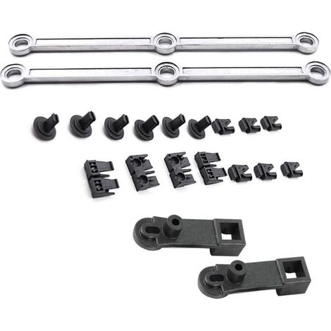 Braccio valvola turbolenza collettore di aspirazione biella braccio valvola girevole OM642 compatibile con Mercedes 3.0L V6 C320 C350 CDI 6420903237 (1/5)