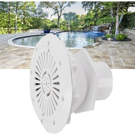Desagüe de fondo de piscina de plástico reemplazable DN50 de 2 pulgadas, desagüe principal duradero para revestimientos termoplásticos y baños térmicos, 23 x 17,5 cm (1/5)