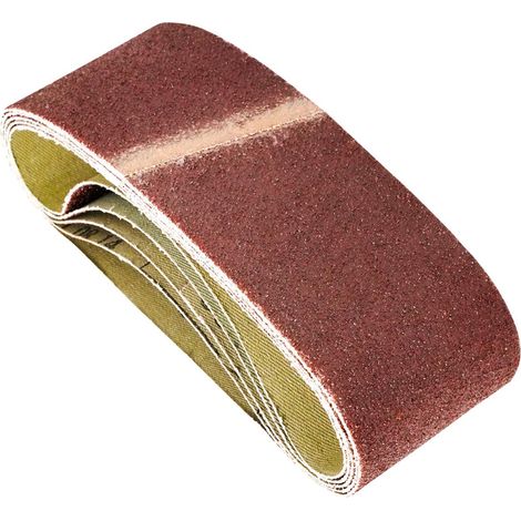 Dapetz ® Sanding Belts 40mm x 305mm Compatible with Bosch Power-Sander 120 Grit Abrasive Aluminum Oxide 5 Pack Ideal for Grinding,Sharpening and Derusting Wood, Paint, Varnish, Plastics (1/5)