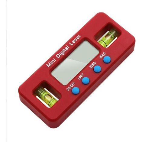 Mini-electronics digital Wasserwaagenmessgerät, 100 mm, starkes magneticisches Wasserwaagenlineal, Neigungsmesser, Winkellineal, digitales Messschieber-Messwerkzeug (1/4)