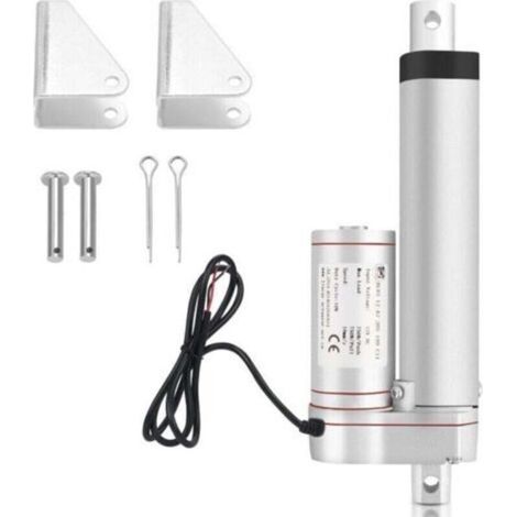 1500N Linéaire Moteur Actionneur , XU,Actuateur Electrique Verin DC 12V 100mm, composant performant, puissant et silencieux, matériaux résistants, conforme normes industrielles - (1/4)