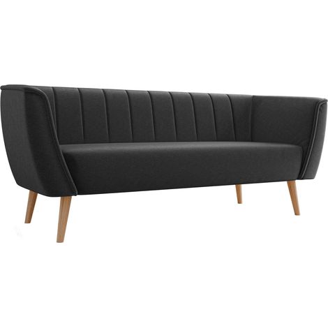 Sofá Glenview 103, Kronos 34, 182x74x75cm, Tapiz, Patas: Madera (1/5)