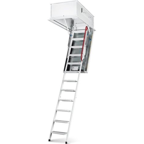 Wippro Dachbodentreppe Eurostep Brandhemmend Lukenmaß 110x70cm (1/3)