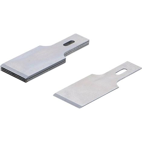 Lames de Grattoir de Rechange 5 pcs 0,6 x 16 mm - Acier, Précision et Durabilité - D-Work (1/5)