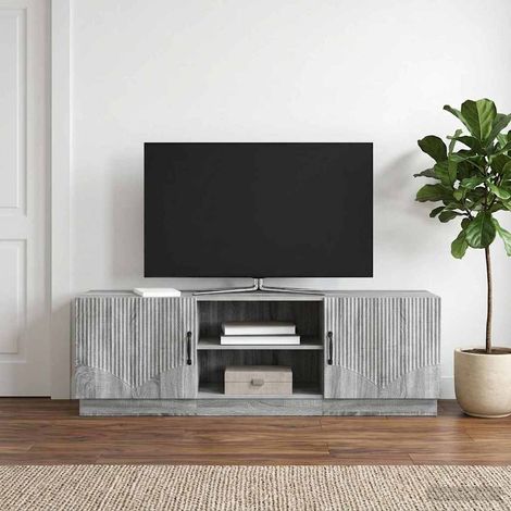 TV-Schränk Graues Sonoma 150 x 31 x 47 cm Holzwerkstoff (1/5)