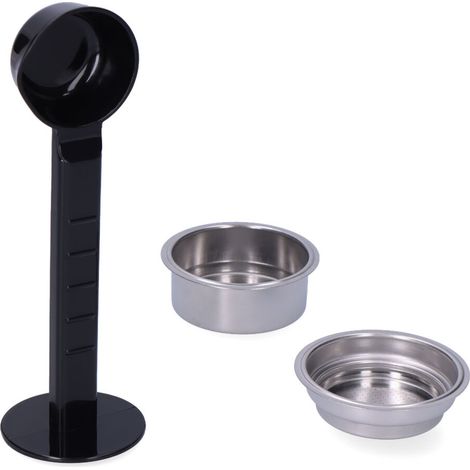 Ensemble Cuillère/compacteur + Filtre 1 Tasse + Filtre 2 Tasses Pour Cafetière 07707 Edm (1/2)