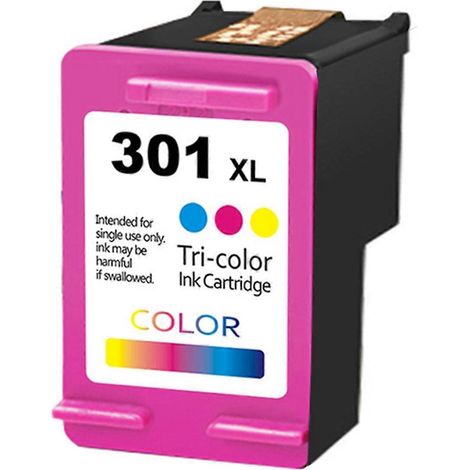 Cartouche d'encre 301XL de remplacement pour HP 301, pour imprimante Deskjet multicolore (1/5)