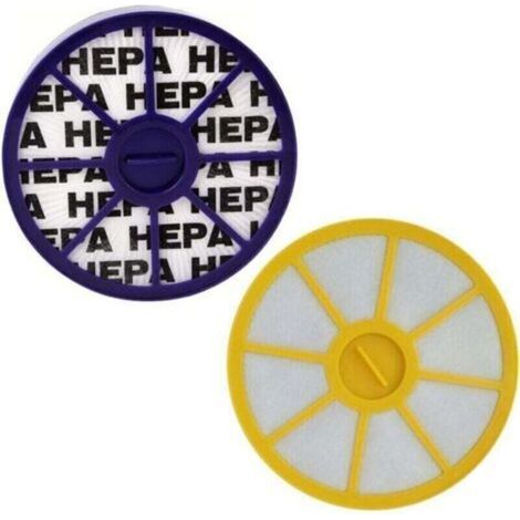 HEPA-Filterset für Vorder- und Rückseite für Dyson Staubsauger DC05, DC08, DC15, DC19, DC20 und DC21. Ersatzmotor für Vorder- und Oberseite – Staubsaugerzubehör. (1/4)