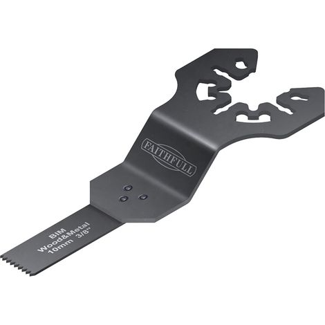 Faithfull Multi-Functional Tool Flush Cut Blade for Wood and Bi-Metal, 10mm Diameter (1/3)