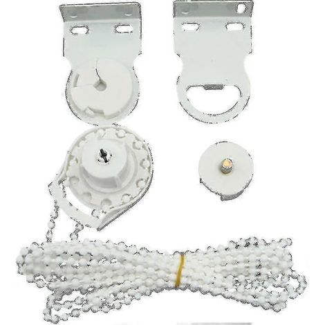 Kit de réparation pour stores enrouleurs 28 mm/32 mm, support d'embrayage et chaînette (1 jeu)