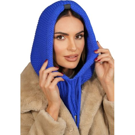 Cagoule à capuche, cagoule bleue, Kamea-Majrag (1/2)