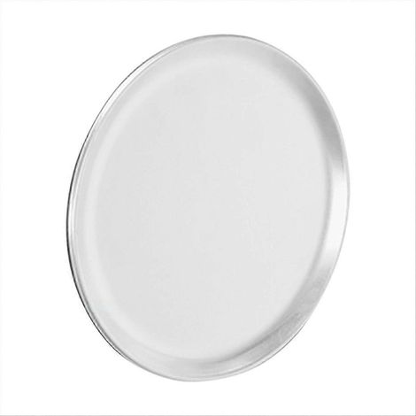 Pizzablech aus Aluminium, dünner Rand, 14 Zoll Durchmesser, robustes Backblech, ideal für den Backofen, für den professionellen und privaten Gebrauch. (1/5)