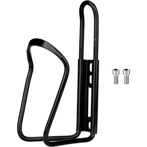 Support de Bouteille Vélo en Alliage d'Aluminium (Noir, Vis Incluses) Porte-Gourde Bicyclette Fixation Cadre Accessoire VTT (1/5)