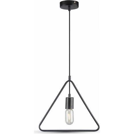 TRADE SHOP - Lampadario Metallo Geometrico Forma Di Triangolo Pendente A Sospensione Vt-3838 -