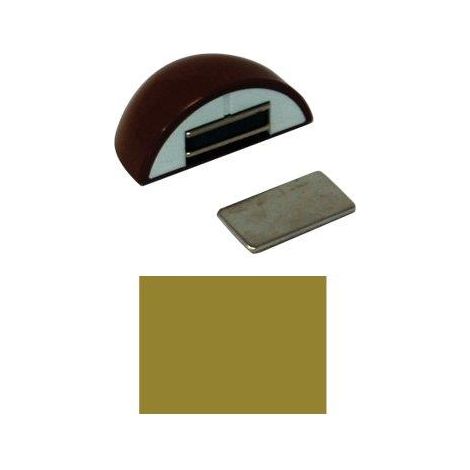 FERMAPORTE MAGNETICO AP 123 - RESINA TERMOPLASTICA ORO LUCIDO- 10 pezzi