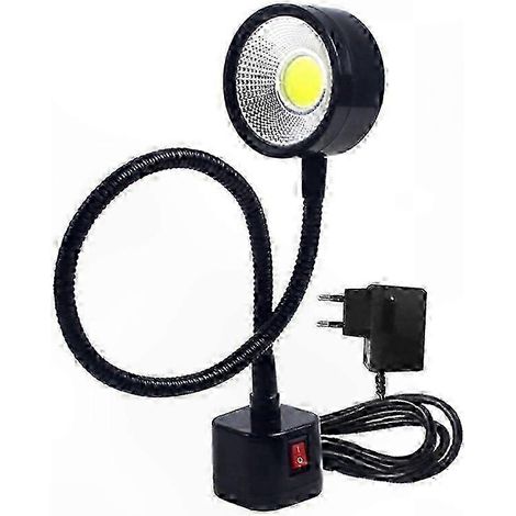 Flexible LED-Arbeitsleuchte mit Magnetfuß für industrielle Werkzeugmaschinen, einstellbare Beleuchtung, robuste Magnetbefestigung, Werkstatt- und Maschinenbaueinsatz. (1/5)