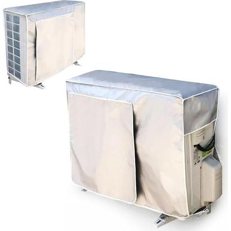 Copertura per condizionatore, copertura esterna per unità di climatizzazione, protezione impermeabile contro pioggia e sole, per unità esterna (96x40x70cm) (1/5)