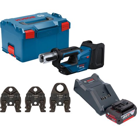 Bosch 06019M2003 GPT 18V-19 Utensile a pressione a batteria, L-BOXX 238, Kit U - senza batteria - senza caricabatterie + L-BOXX 238 (1/5)