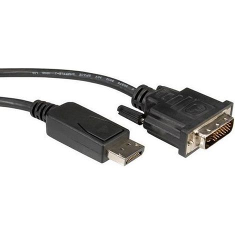 Câble DisplayPort - Dvi - 3 M - Blindé - Vis Moletées (1/2)