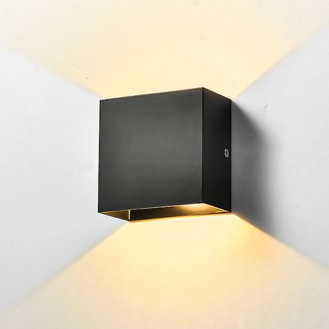 Applique murale LED en aluminium, lampe de chevet LED moderne, applique murale LED à économie d&aposénergie, blanc chaud 3000K (1/5)