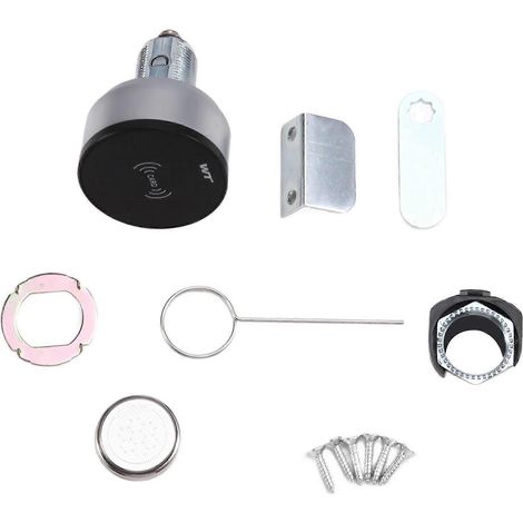 Serrure électronique à carte à puce pour tiroir de bureau, classeurs à trois sections, armoires, boîtes aux lettres et usage domestique, serrure à double porte, 30 mm. (1/5)