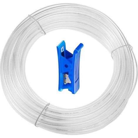 12m PU Transparent Air Hose, 12mm OD x 8mm ID, 1 Pcs Cut-Tube (1/5)