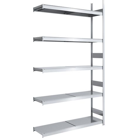 hofe, Rayonnage emboîtable extra-large avec tablettes en acier, (1/2)