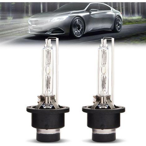 Bombillas de faros delanteros de xenón HID D2S para coche, 35 W, 6000 K, 85 V, lámpara de descarga de gas de alta luminosidad (paquete de 2) (1/5)