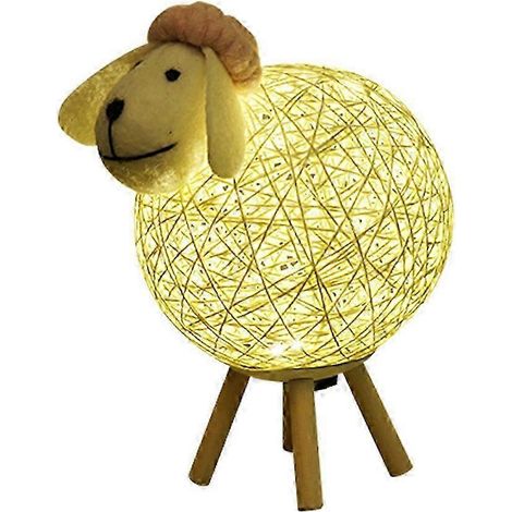 Lampe de nuit décorative en forme d'agneau mignon pour la maison (1/2)
