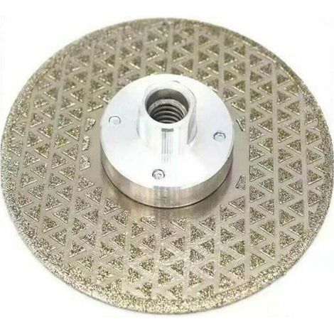 Lame de scie galvanisée avec disque diamanté de 125 mm pour la découpe et le polissage de la pierre, du granit, du marbre et des carreaux.