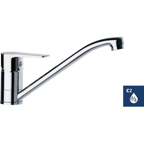 Mitigeur de lavabo haut chromé avec bec orientable – Système Termostop Block – Débit 12 l/min – Garantie 5 ans – Ramon Soler (1/3)