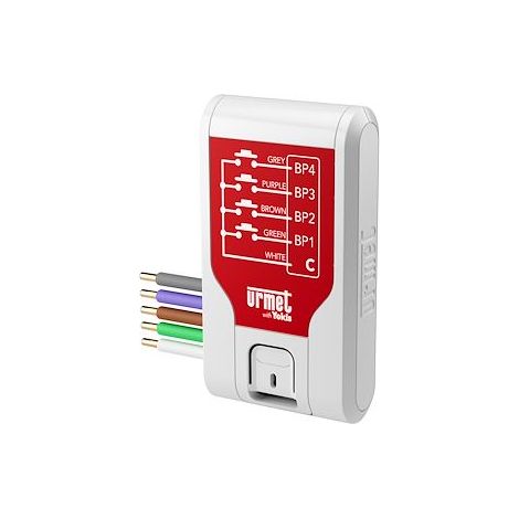 Emetteur encastré 4 canaux indépendants Radio Zigbee