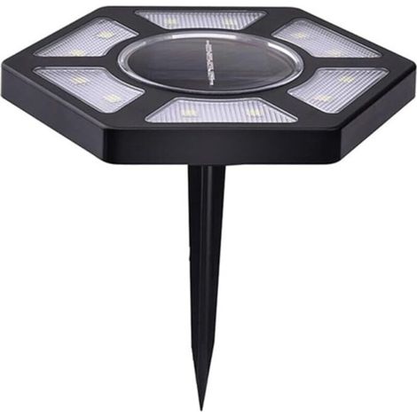 Ahlsen Stück Solar-Gartenleuchten für den Außenbereich, Bodenleuchten für den Außenbereich mit 12 LED-Lichtquellen, Gartenleuchten für den Außenbereich, für Wege, Garten, Terrasse, Terrasse