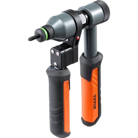 Kit d'outils pour écrous à rivet 210 mm avec 10 mandrins et 100 écrous métriques et SAE dans un étui de transport robuste (1/5)