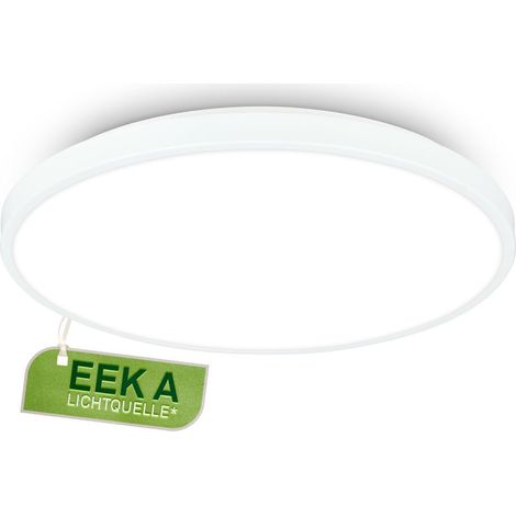 Kaida Deckenleuchte Ø38 cm - 17,1W, 3900lm, LED, mit EEKA Lichtquelle, Neutralweiß, Weiß